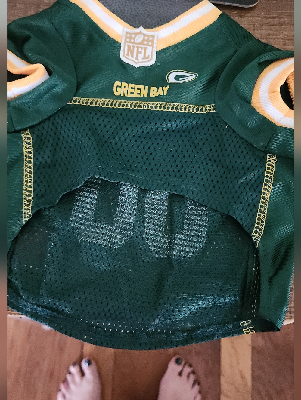Size Small Packers Dog Jersey